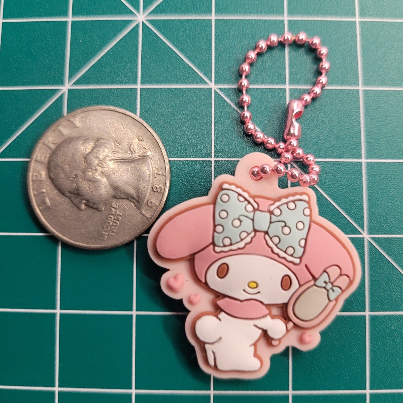 My Melody - Sanrio Pink Mirror Rubber Charm